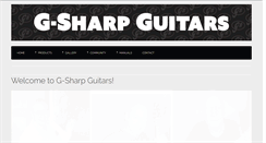 Desktop Screenshot of g-sharpguitar.com